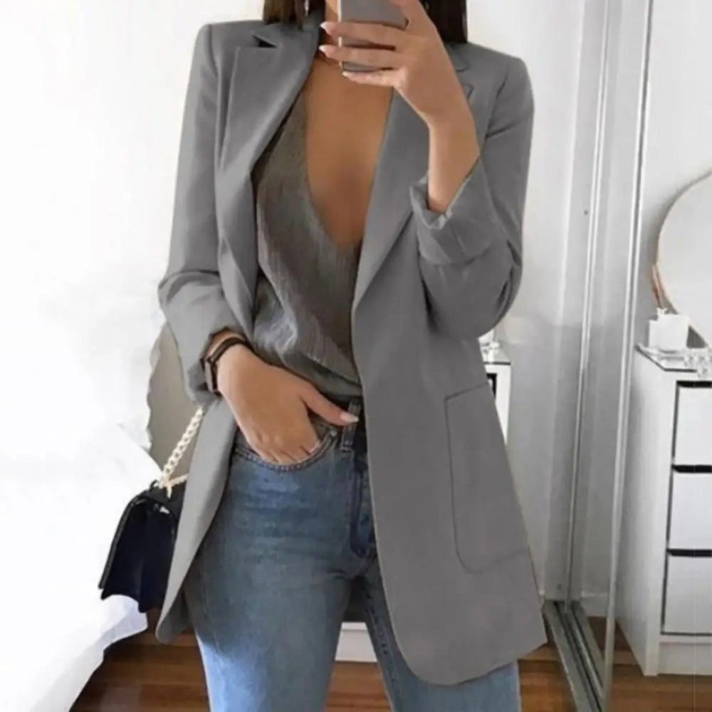 Elise | Women's Casual Open Front Blazer