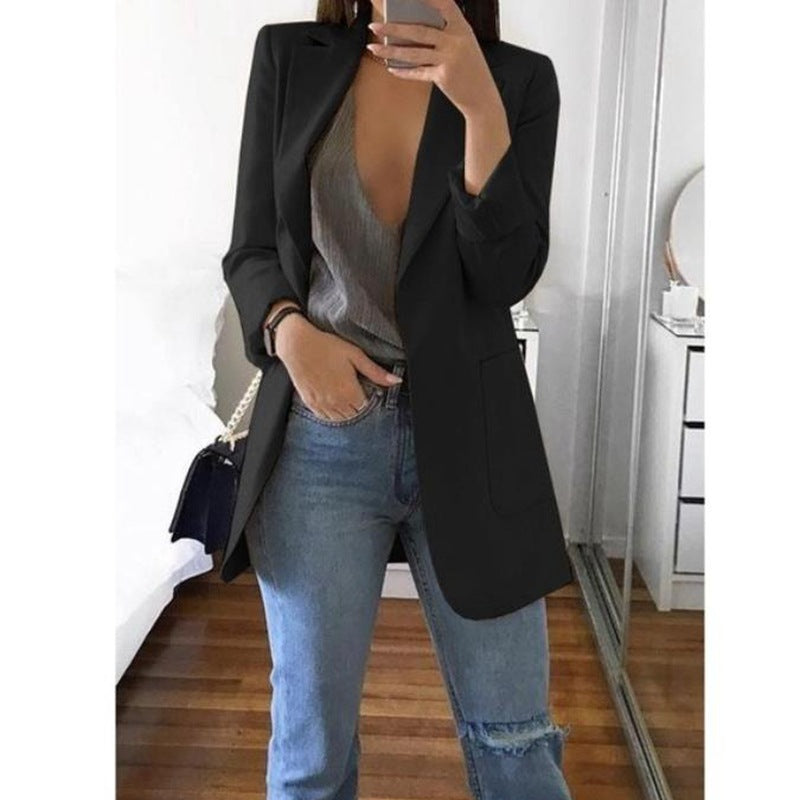Elise | Women's Casual Open Front Blazer