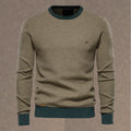 Ellis | Men's Textured Knit Crew Neck Jumper