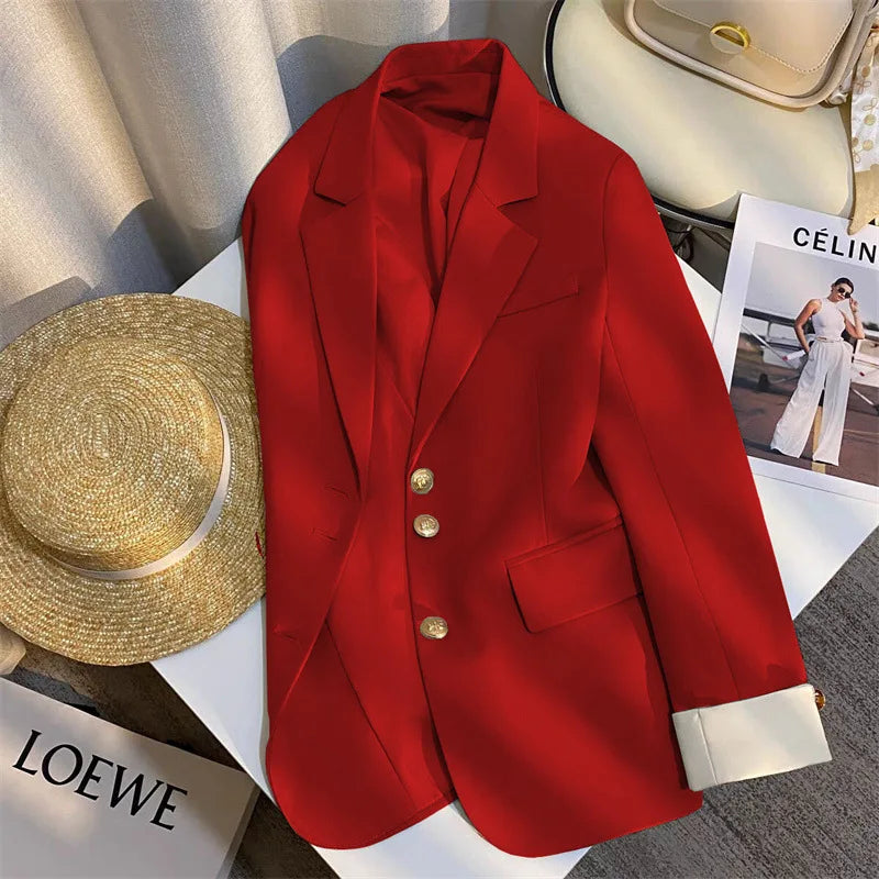 Elowen | Women's Contrast Cuff Tailored Blazer