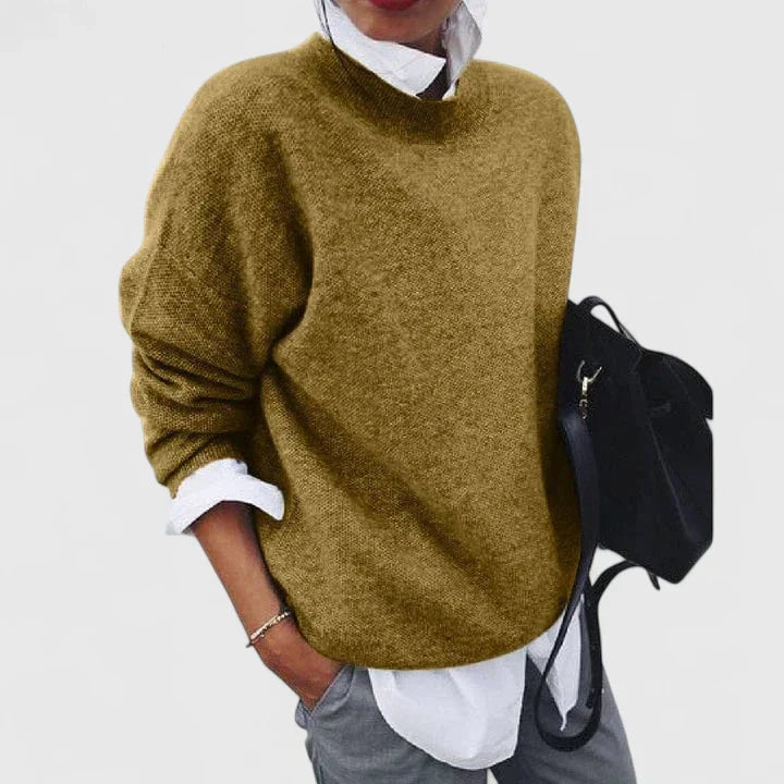 Etta | Women's Soft Knit Crew Neck Jumper