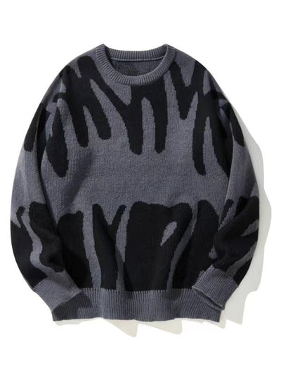 Everett | Men's Abstract Pattern Knit Jumper