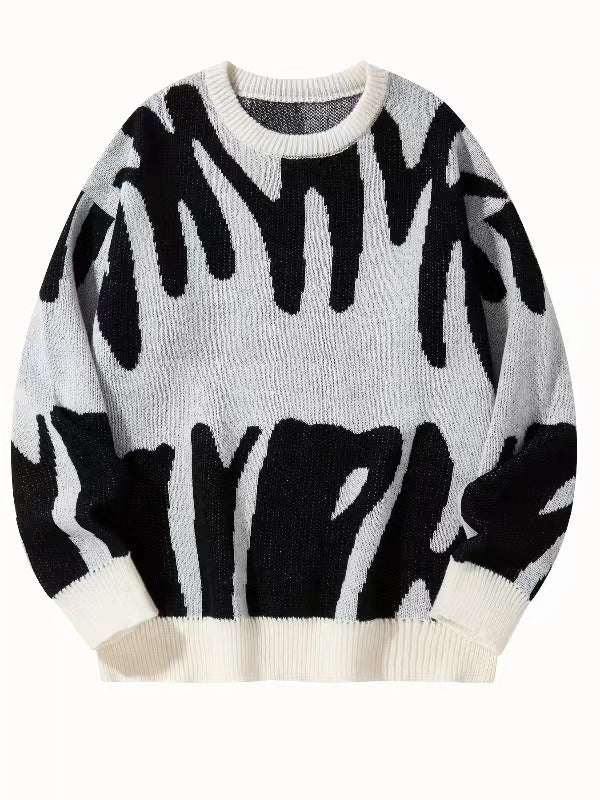 Everett | Men's Abstract Pattern Knit Jumper