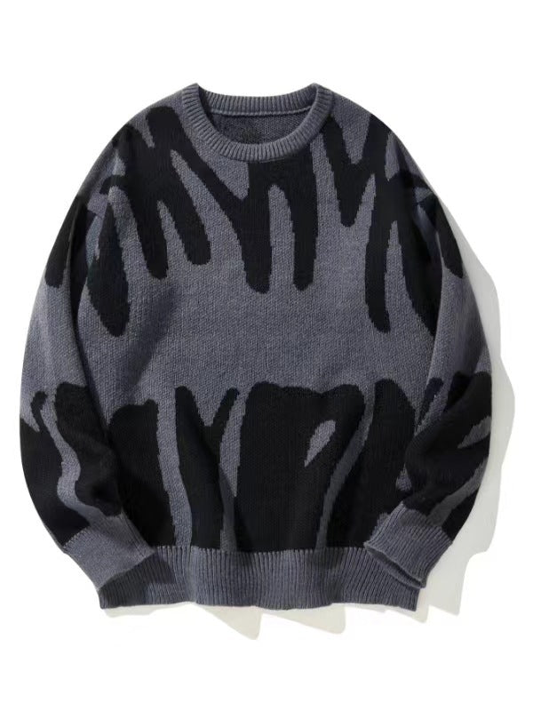 Everett | Men's Abstract Pattern Knit Jumper