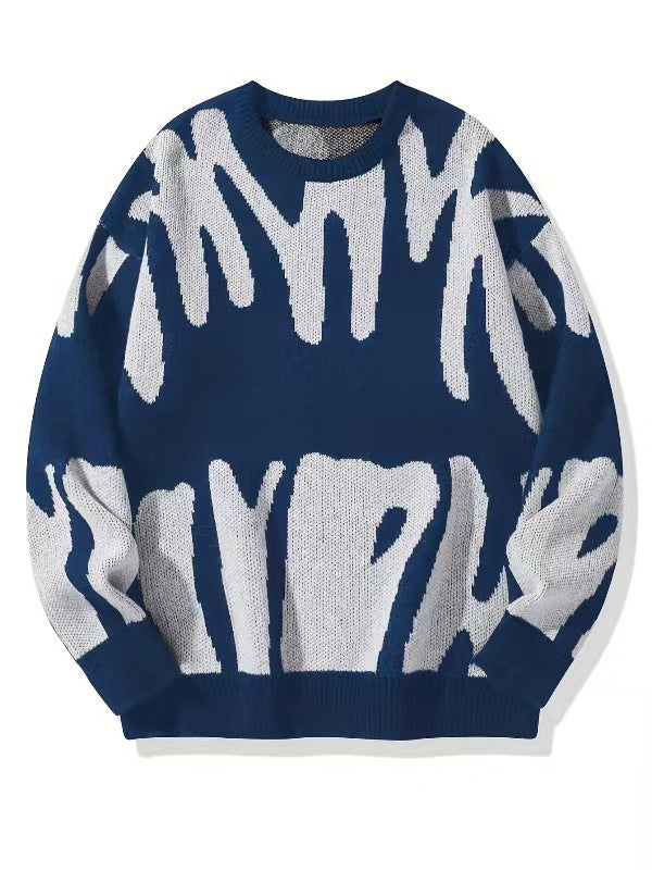 Everett | Men's Abstract Pattern Knit Jumper