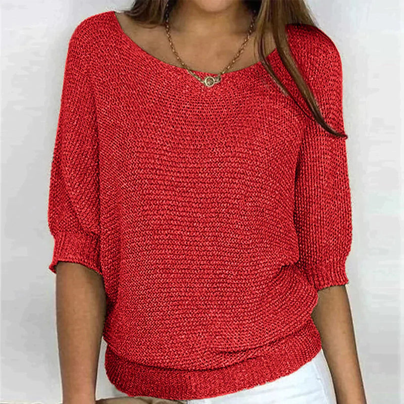 Everly | Women's Fine Knit Batwing Sleeve Jumper