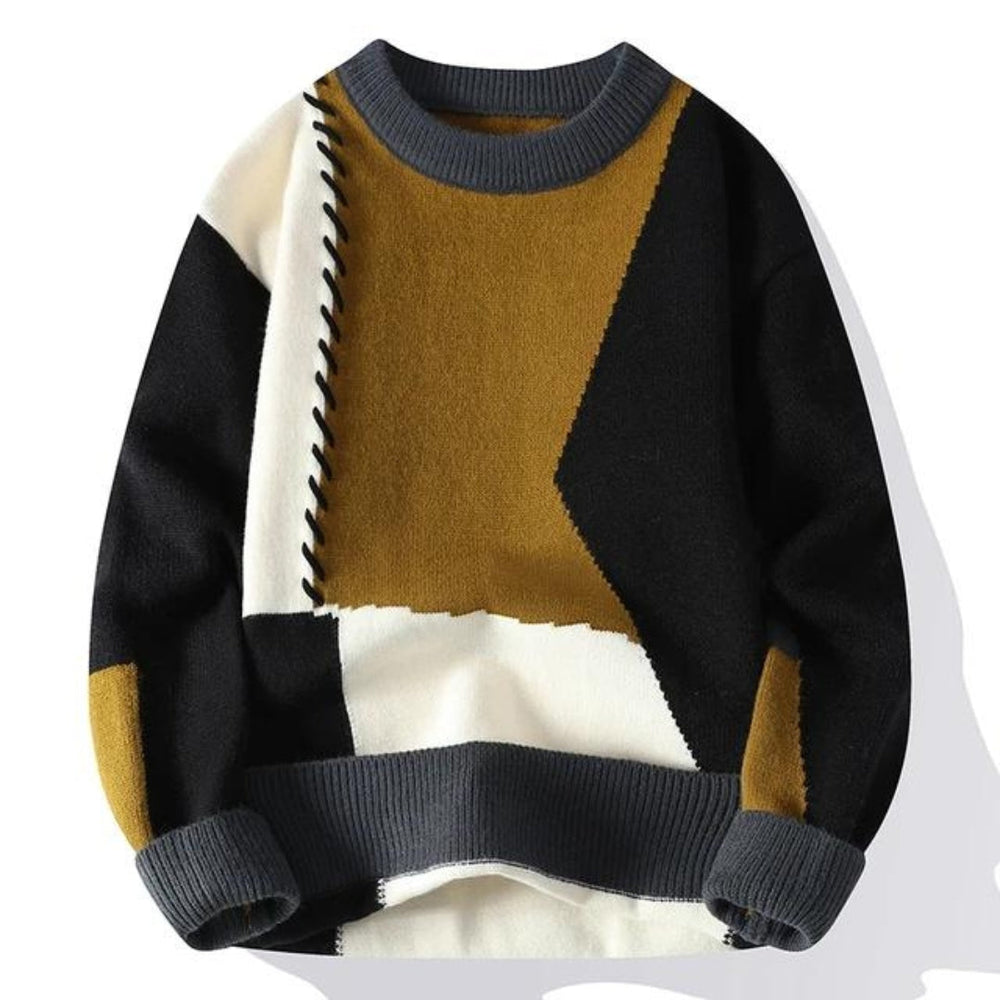 Ferdinand | Men's Patchwork Knit Jumper