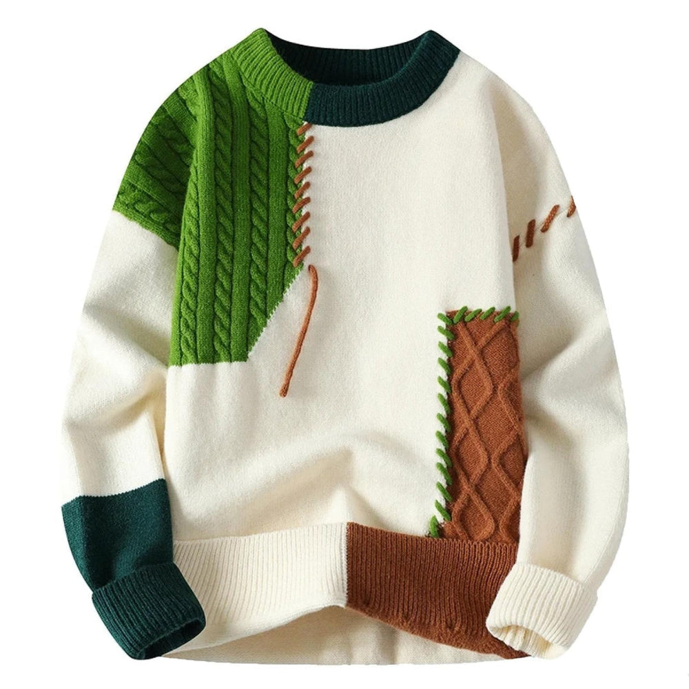 Ferdinand | Men's Patchwork Knit Jumper