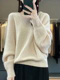 Fleur | Women's Hooded Batwing Soft Knit Jumper