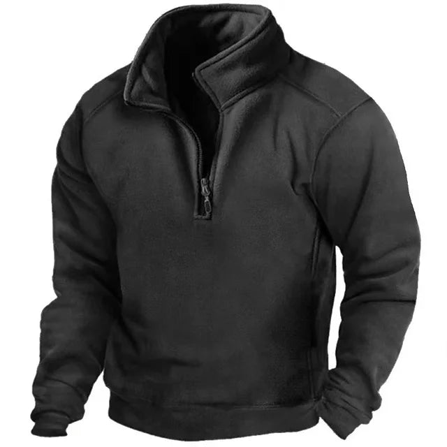 Gareth | Men's Funnel Neck Half Zip Jumper