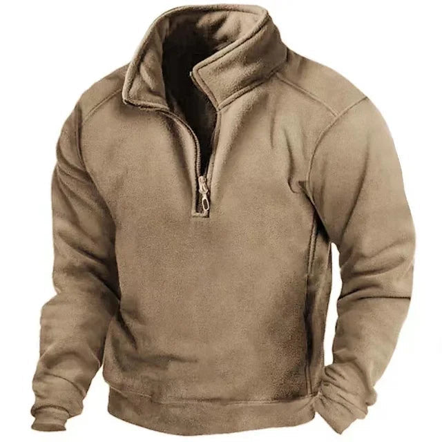 Gareth | Men's Funnel Neck Half Zip Jumper