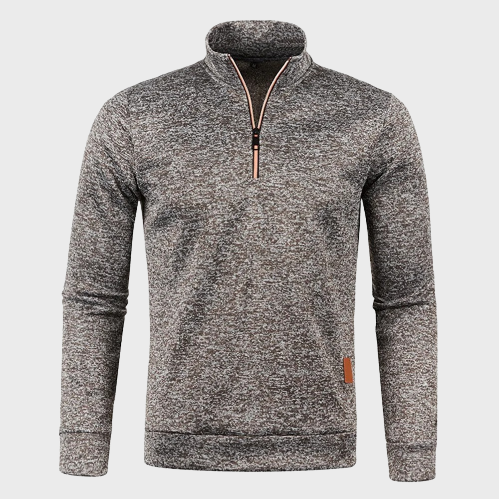 Gideon | Men's Marl Half Zip Jumper
