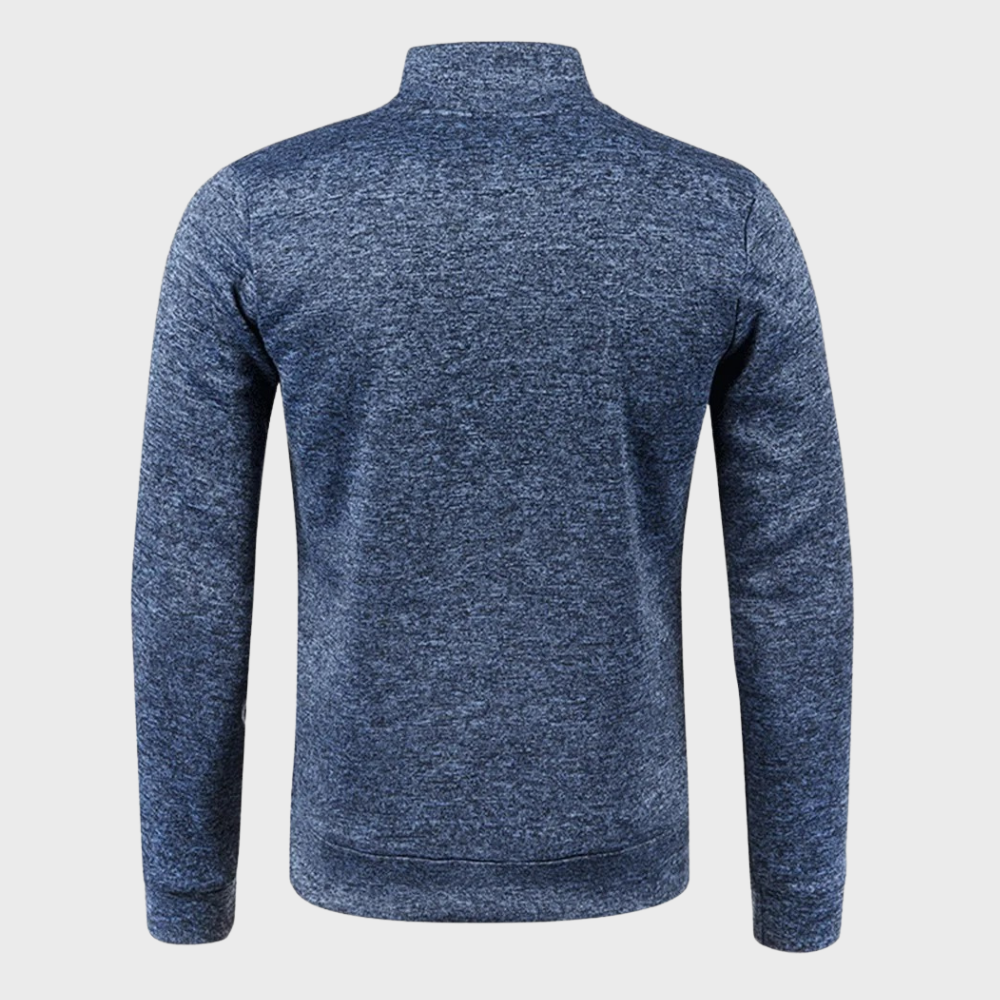 Gideon | Men's Marl Half Zip Jumper