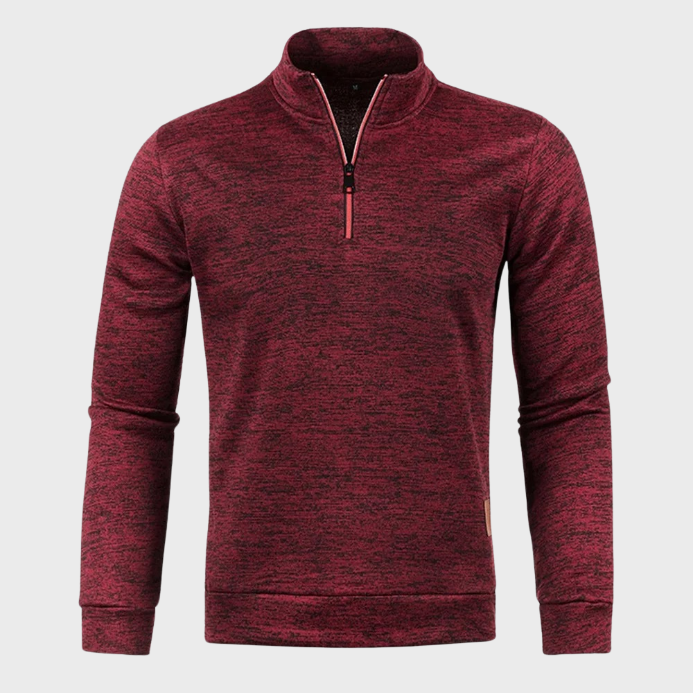 Gideon | Men's Marl Half Zip Jumper