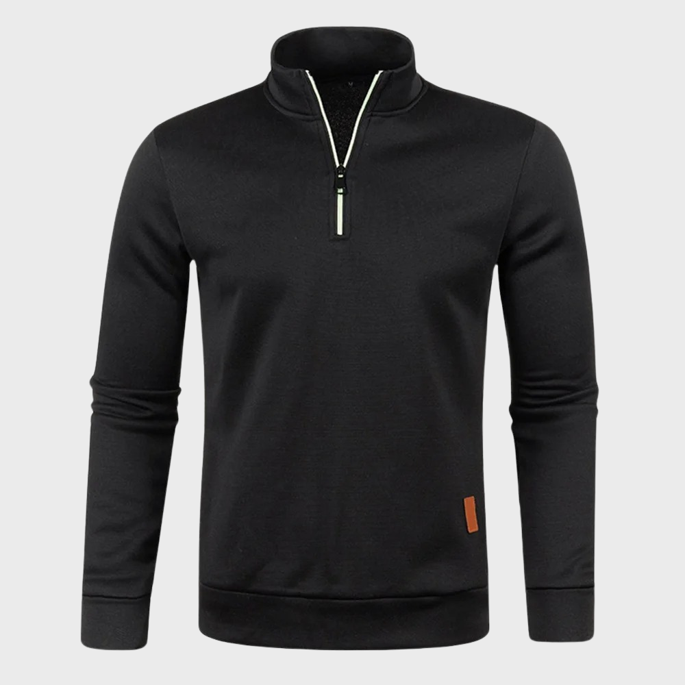 Gideon | Men's Marl Half Zip Jumper