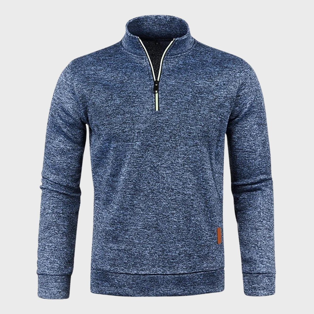 Gideon | Men's Marl Half Zip Jumper