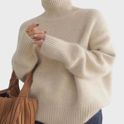 Giselle | Women's Soft Oversized Roll Neck Jumper
