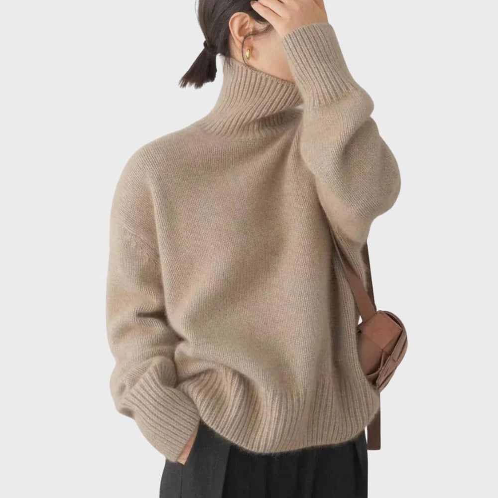Giselle | Women's Soft Oversized Roll Neck Jumper