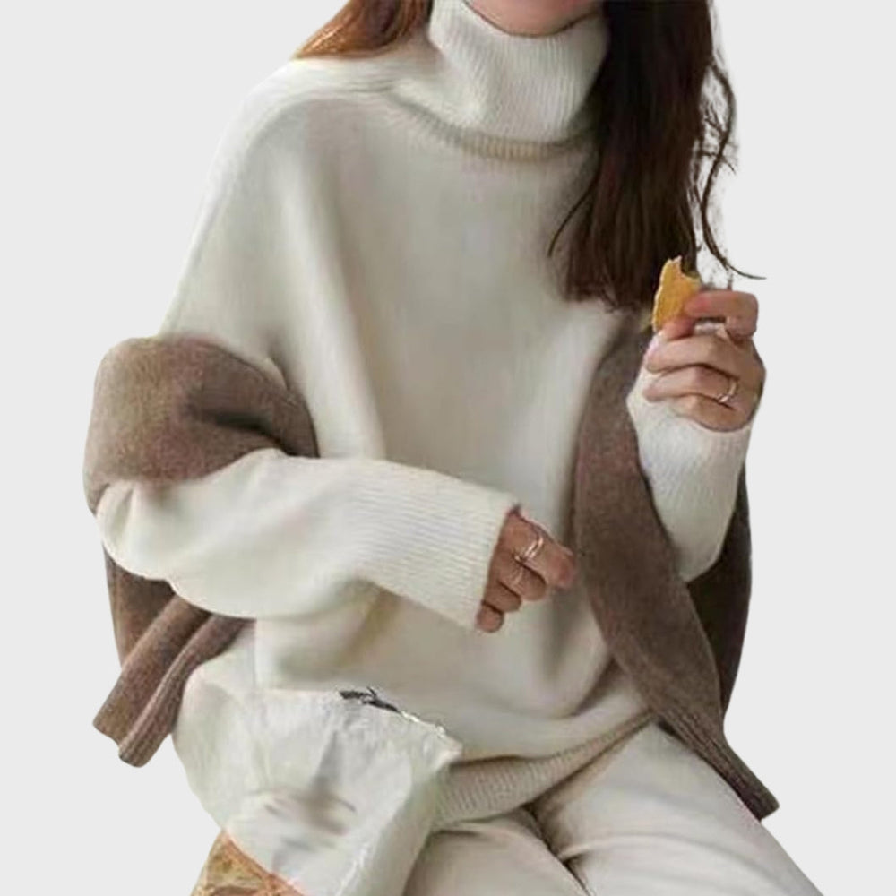 Giselle | Women's Soft Oversized Roll Neck Jumper