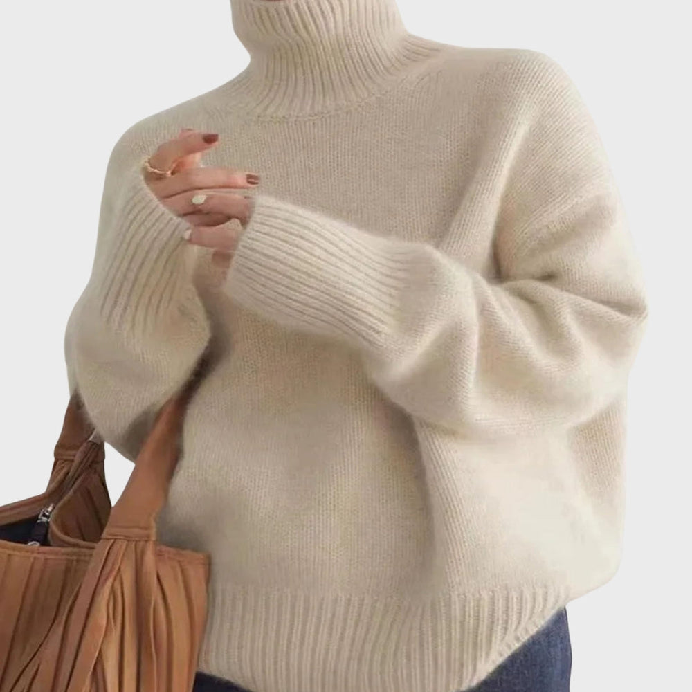 Giselle | Women's Soft Oversized Roll Neck Jumper