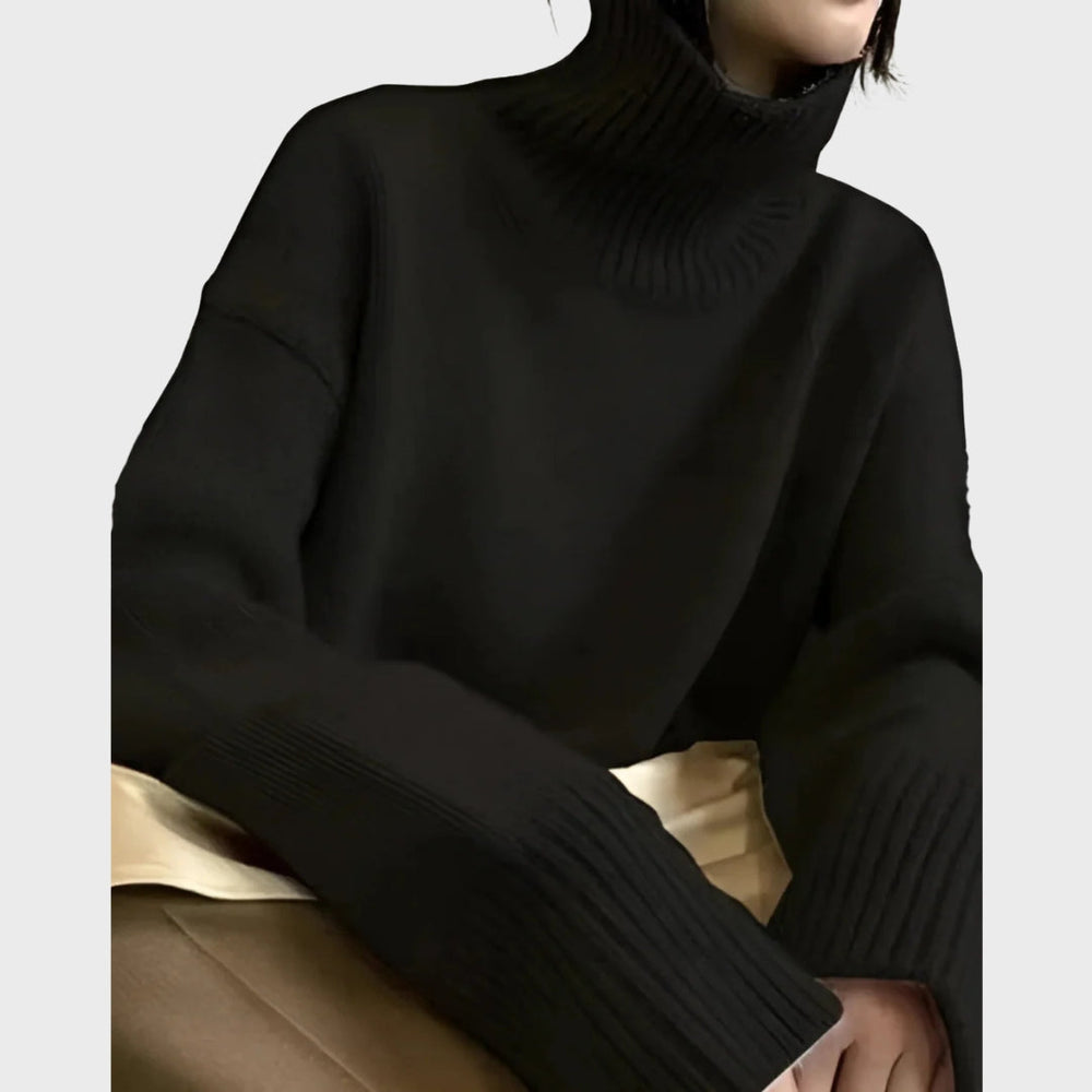Giselle | Women's Soft Oversized Roll Neck Jumper