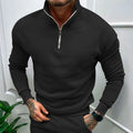 Godfrey | Men's Stand Collar Half Zip Jumper