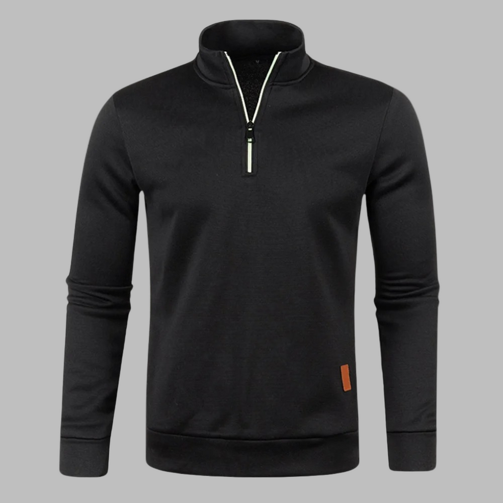 Griffin | Men's Heather Knit Half Zip Jumper