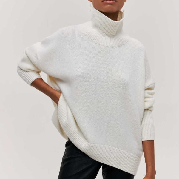 Halle | Women's Oversized Roll Neck Jumper