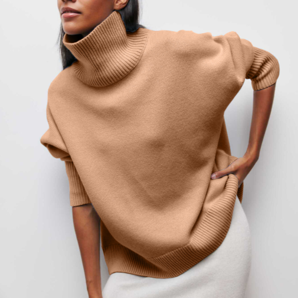 Halle | Women's Oversized Roll Neck Jumper