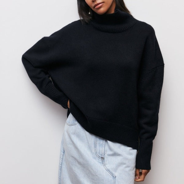 Halle | Women's Oversized Roll Neck Jumper