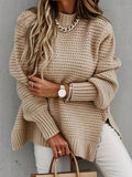 Harriet | Women's Chunky Knit Mock Neck Jumper