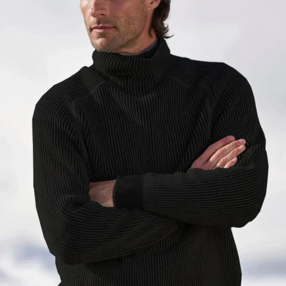 Hayes | Men's Raglan Sleeve Polo Neck Jumper