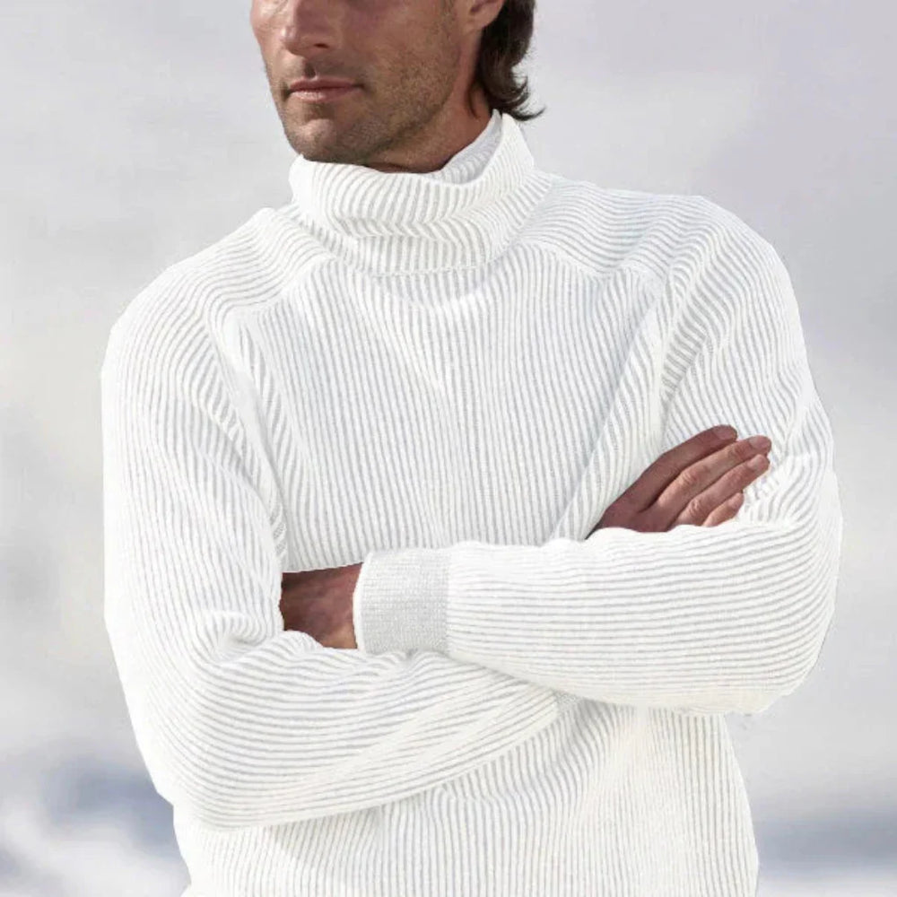 Hayes | Men's Raglan Sleeve Polo Neck Jumper