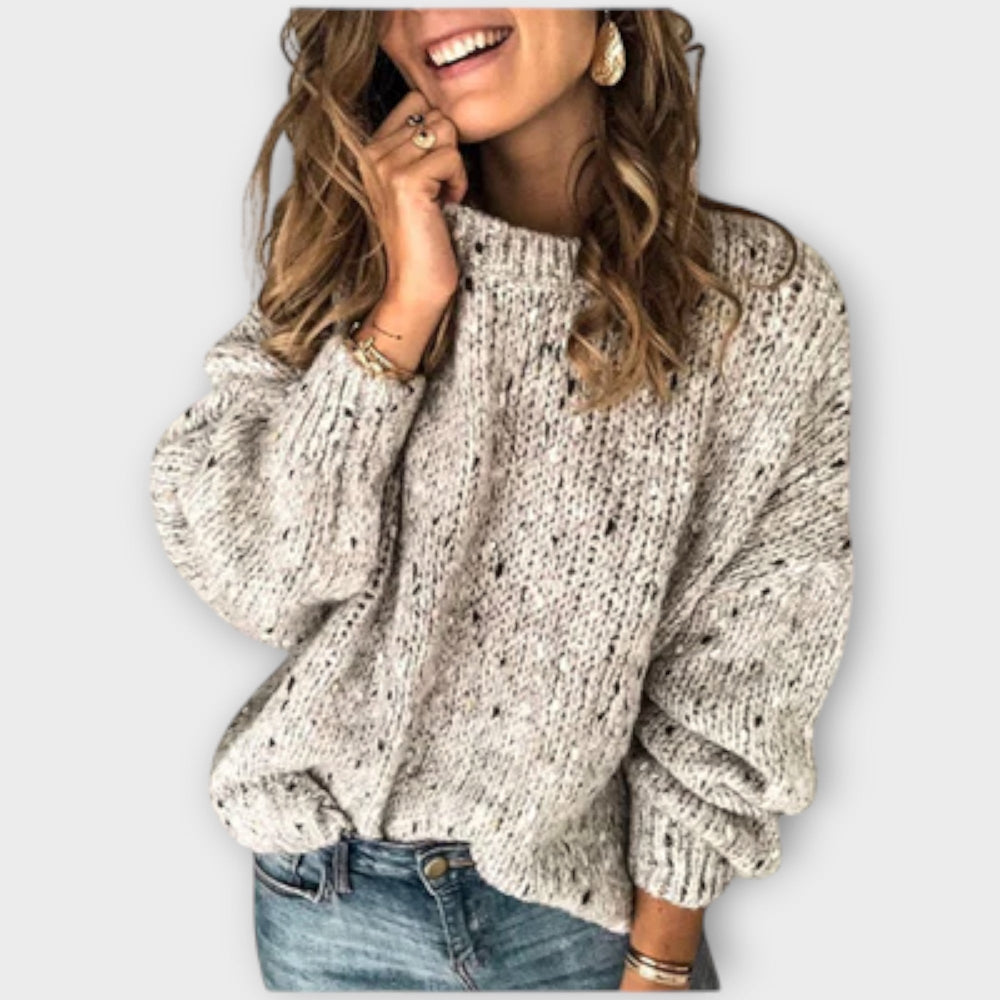 Hazel | Women's Speckled Chunky Knit Jumper