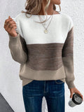 Helena | Women's Colour Block Knitted Jumper
