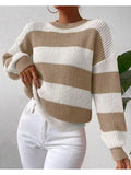 Hollis | Women's Wide Striped Crew Neck Jumper
