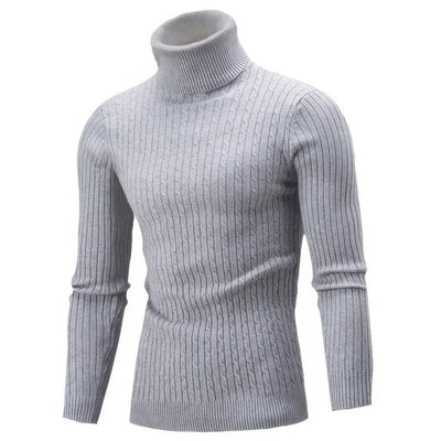 Ignatius | Men's Ribbed Roll Neck Jumper