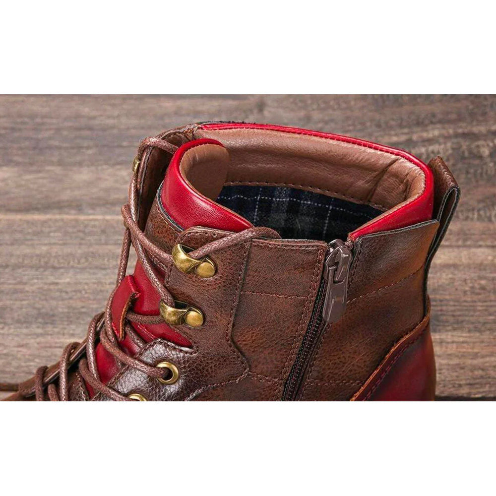 Isidore | Men's Cap Toe Leather Oxford Boots