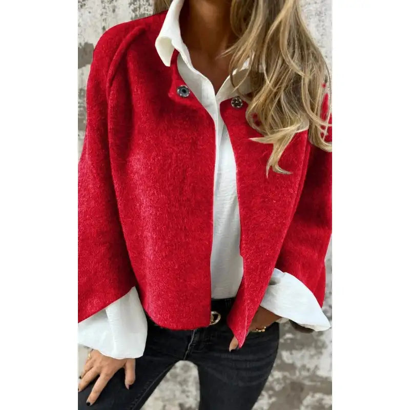 Jacinta | Women's Brushed Cape Sleeve Cardigan