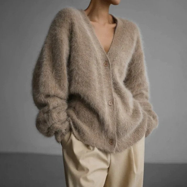 Josephine | Women's Cashmere V-Neck Cardigan