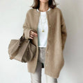 Julienne | Women's Longline Brushed Knit Cardigan