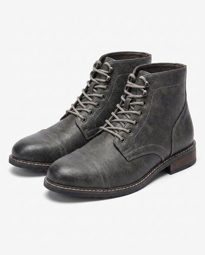 Killian | Men's Cap Toe Lace-Up Leather Boots