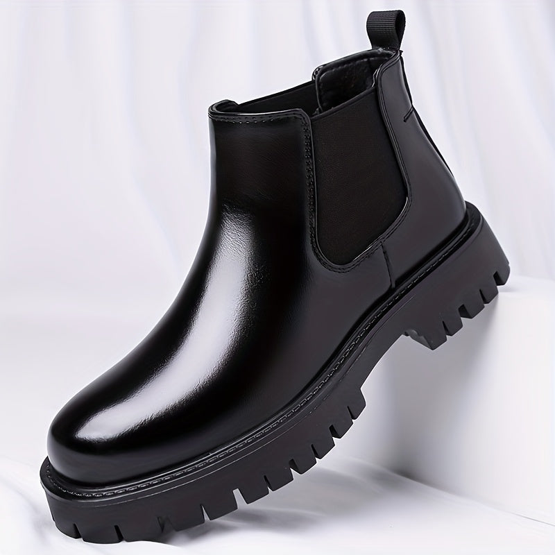 Lionel | Men's Chunky Sole Leather Chelsea Boots