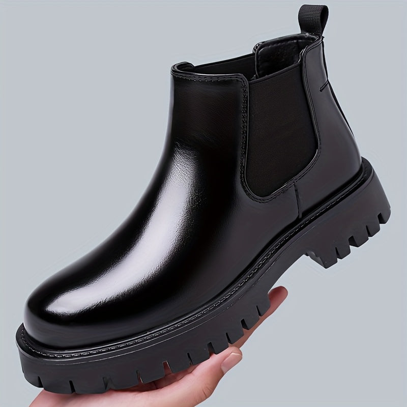 Lionel | Men's Chunky Sole Leather Chelsea Boots