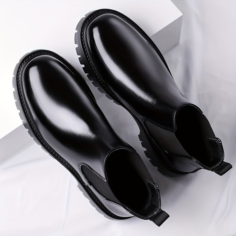 Lionel | Men's Chunky Sole Leather Chelsea Boots