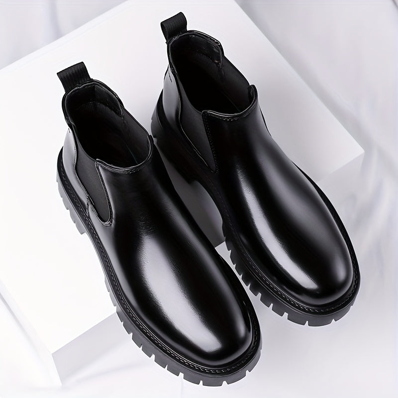 Lionel | Men's Chunky Sole Leather Chelsea Boots