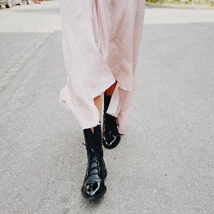 Louisa | Women's Lace-Up Leather Ankle Boots