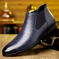 Magnus | Men's Textured Leather Chelsea Boots