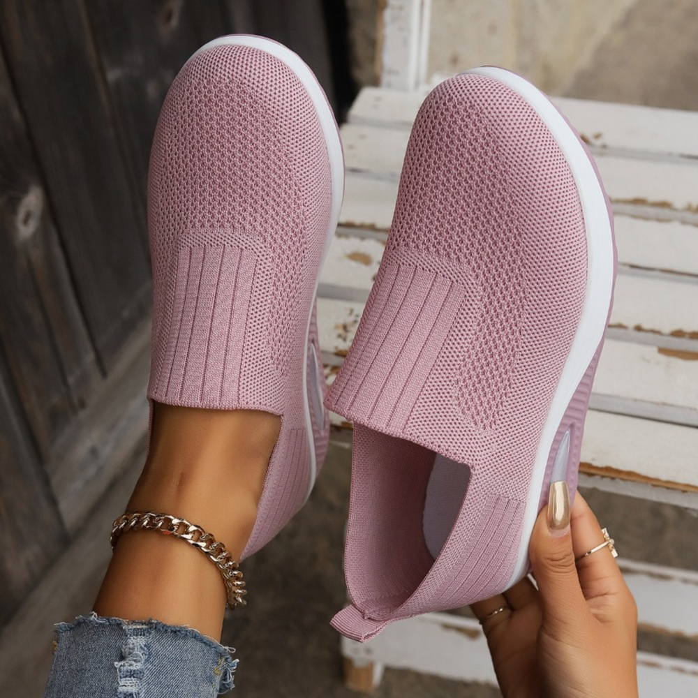 Marina | Women's Slip-On Knit Cushioned Trainers