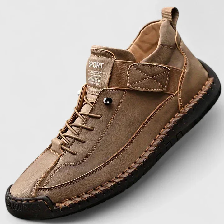 Matilde | Women's Cushioned Strap Lace-Up Trainers